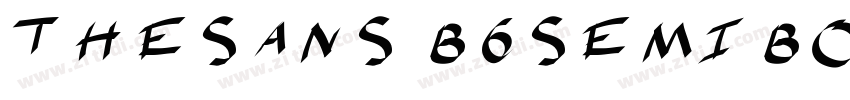 THESANS B6SEMIBOLD字体转换